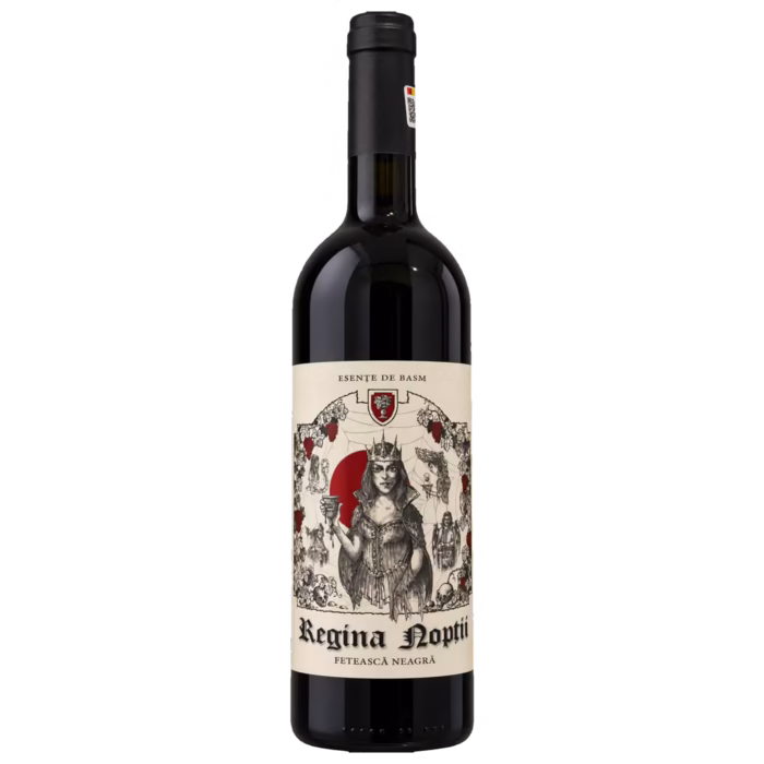 Sticlă de vin Regina Nopții Fetească Neagră, din gama Esențe de Basm
