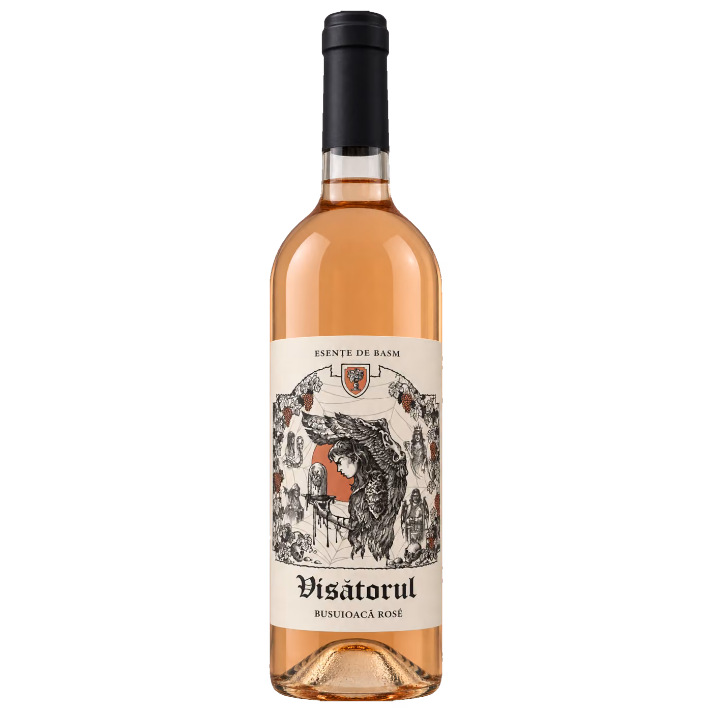 Sticlă de vin Visătorul Busuioacă Rosé, din gama Esențe de Basm