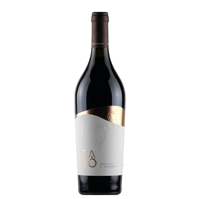 ITALIA - SAN MARZANO - TALO PRIMITIVO DI MANDURIA VIN ROSU DOP 14% ALC 750 ML